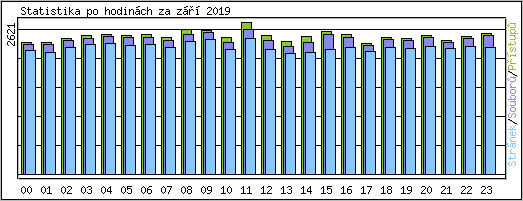 Statistika po hodinch